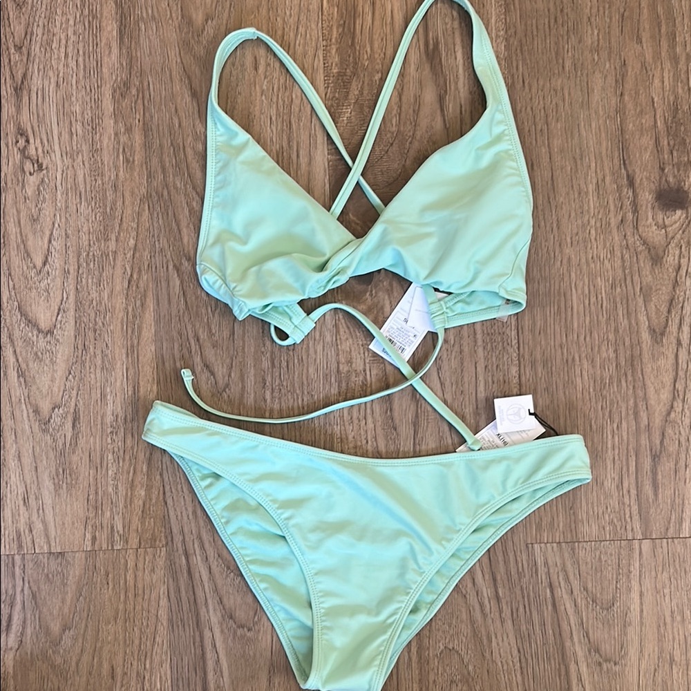 Shade & Shore Mint Bikini Set